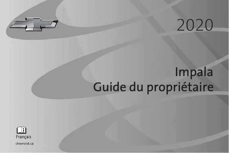 Page 1 de la notice Manuel utilisateur Chevrolet Impala (2020)