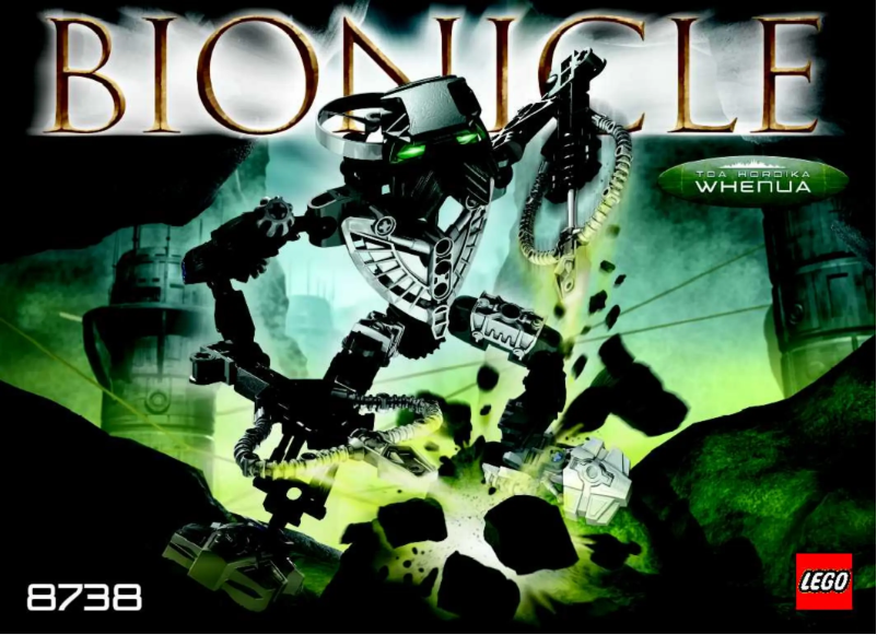 Page 1 de la notice Manuel utilisateur Lego Bionicle cans