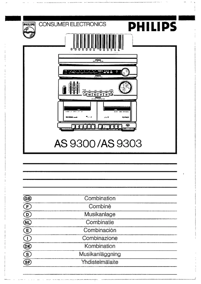 Image de la première page du manuel de l'appareil AS9303