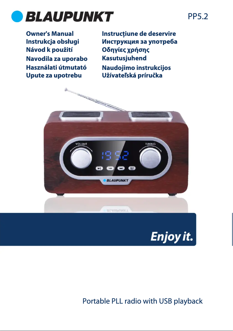 Imagen de la primera página del manual del dispositivo PP5.2CR