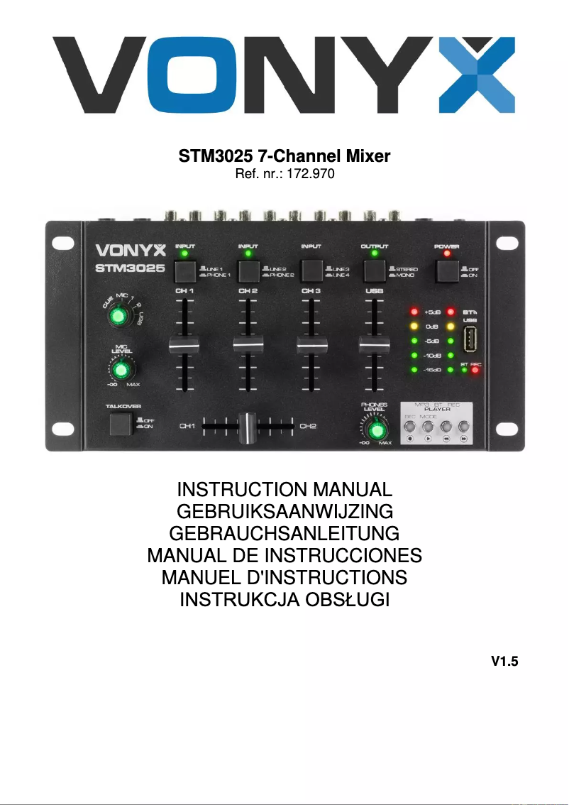 Image de la première page du manuel de l'appareil STM3025