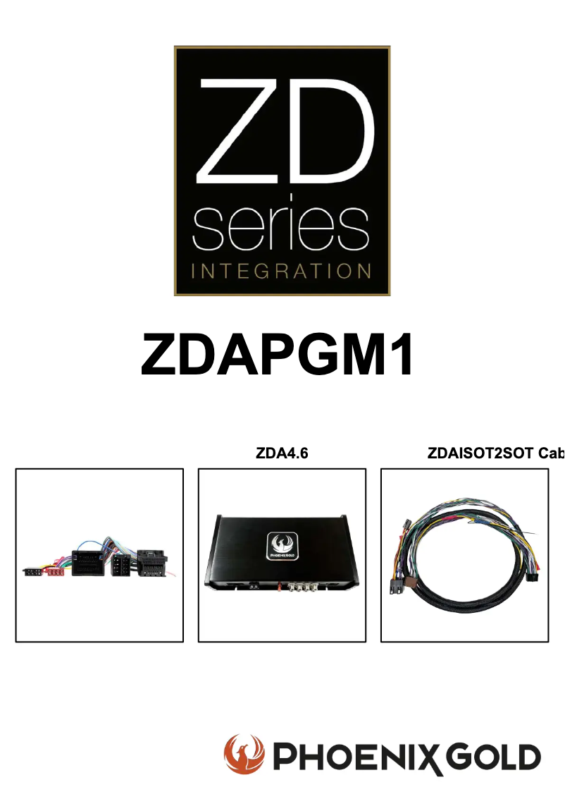 Page n°1 - Manuel utilisateur Phoenix Gold ZDAPGM1