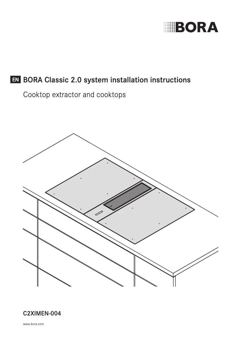Page n°1 - Guide d'installation BORA Classic 2.0