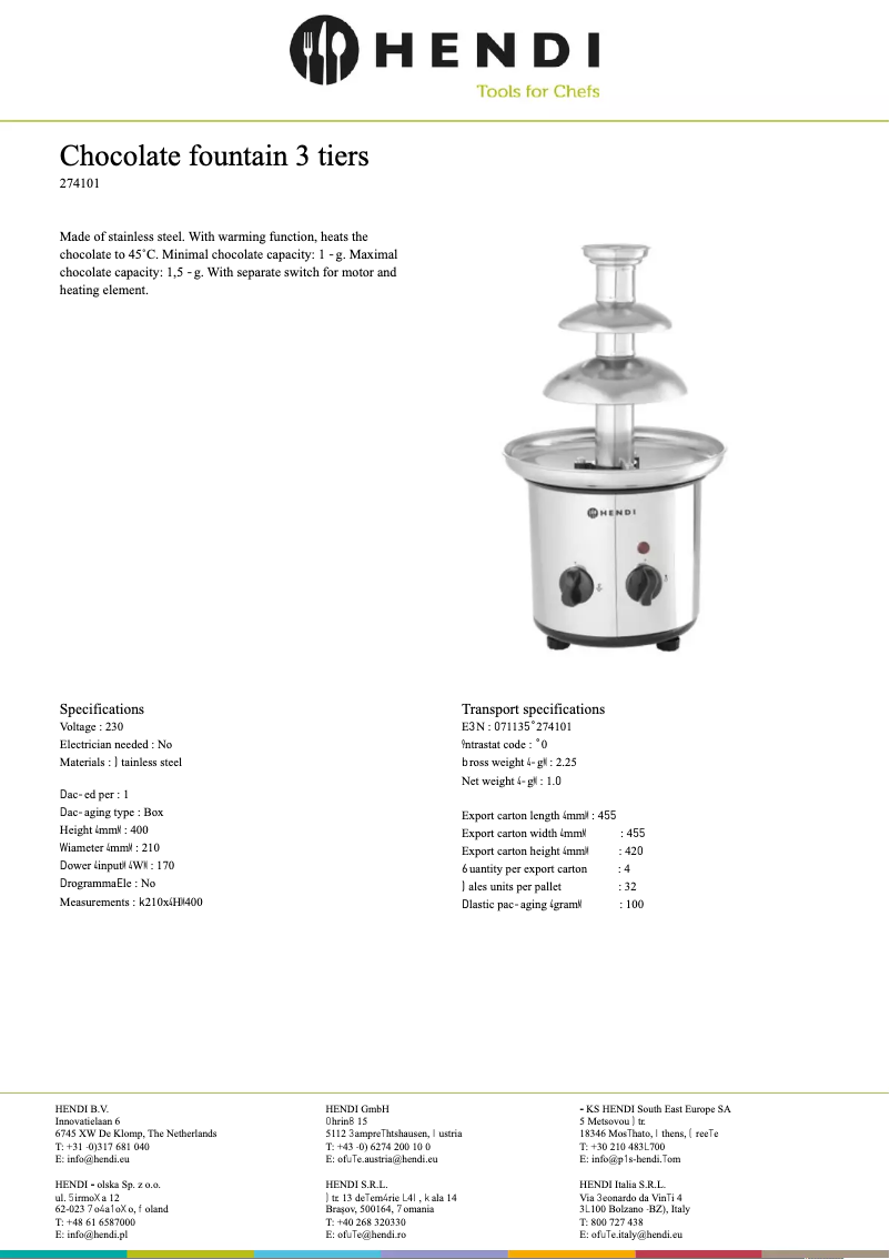 Image de la première page du manuel de l'appareil 274101