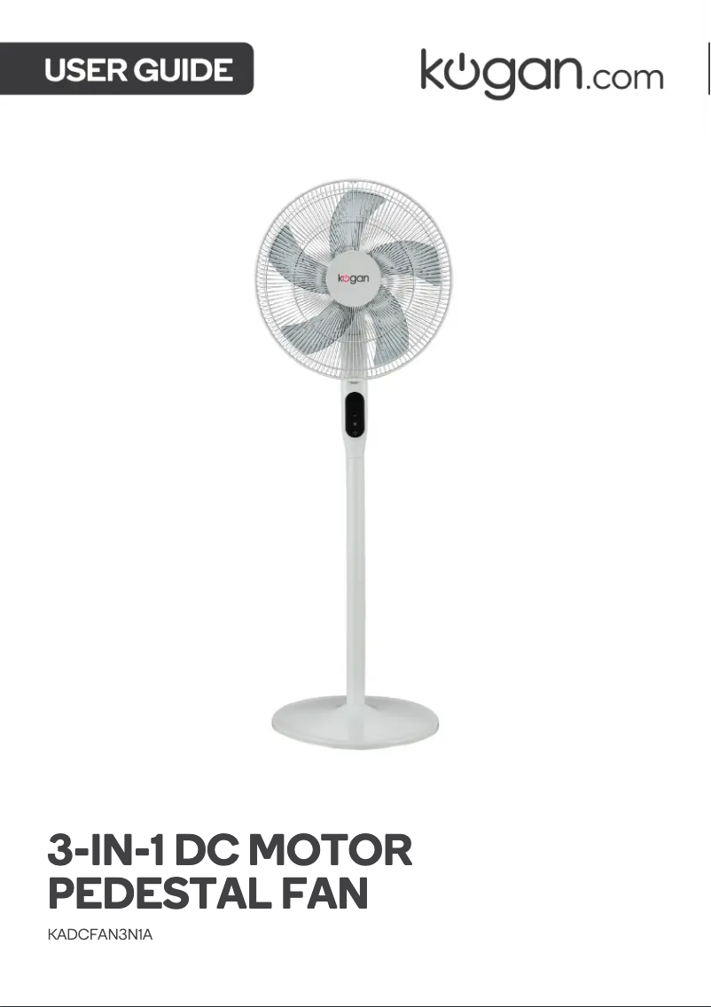 Página 1 del manual Manual de usuario Kogan KADCFAN3N1A