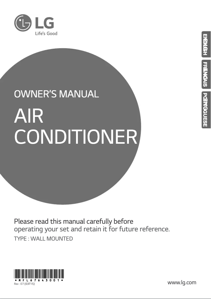 Image de la première page du manuel de l'appareil HSNC096B8E7