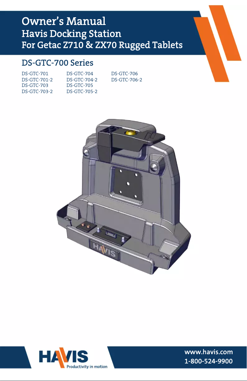 Image de la première page du manuel de l'appareil DS-GTC-704-2