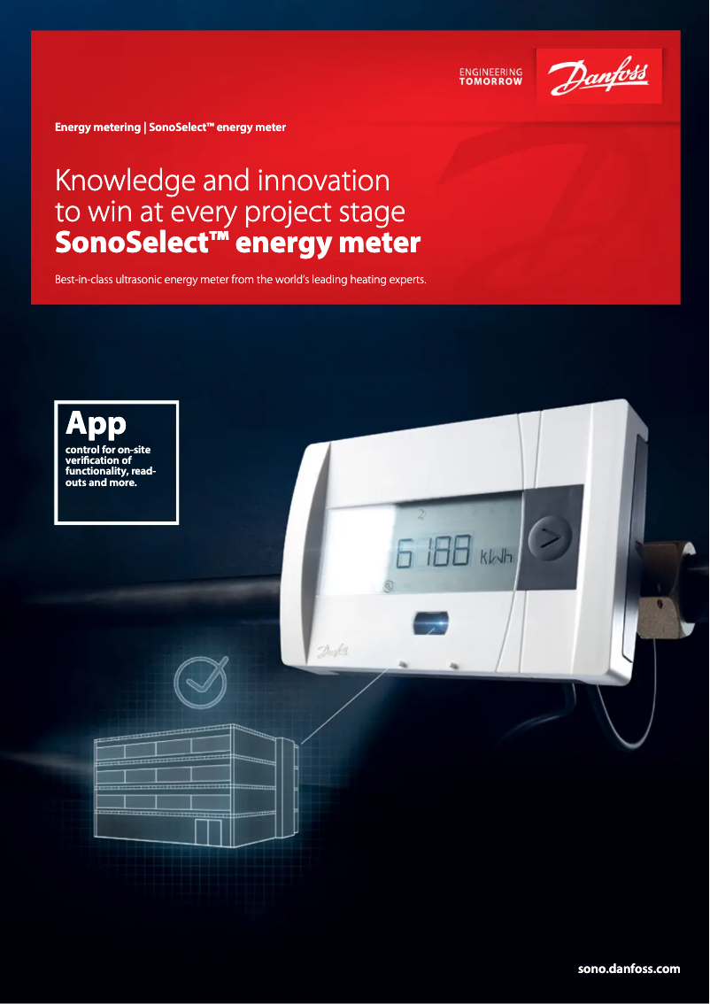 Page 1 de la notice Brochure Danfoss SonoSelect 10