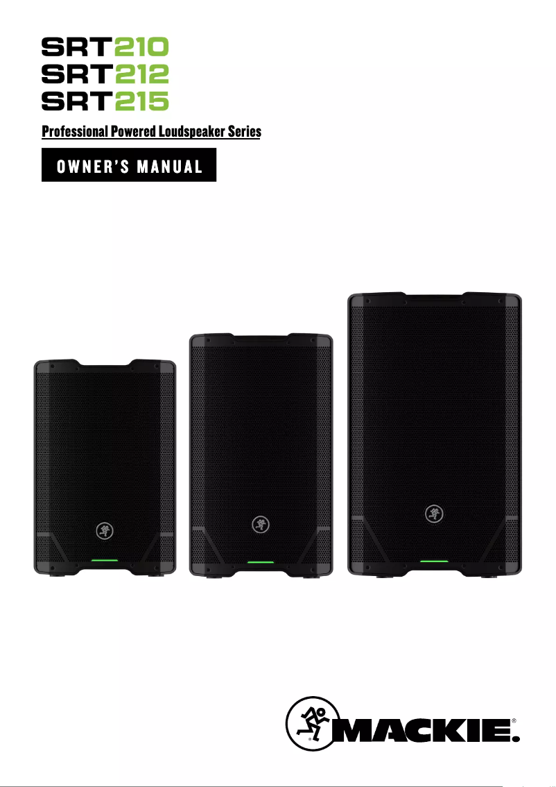 Image de la première page du manuel de l'appareil SRT210