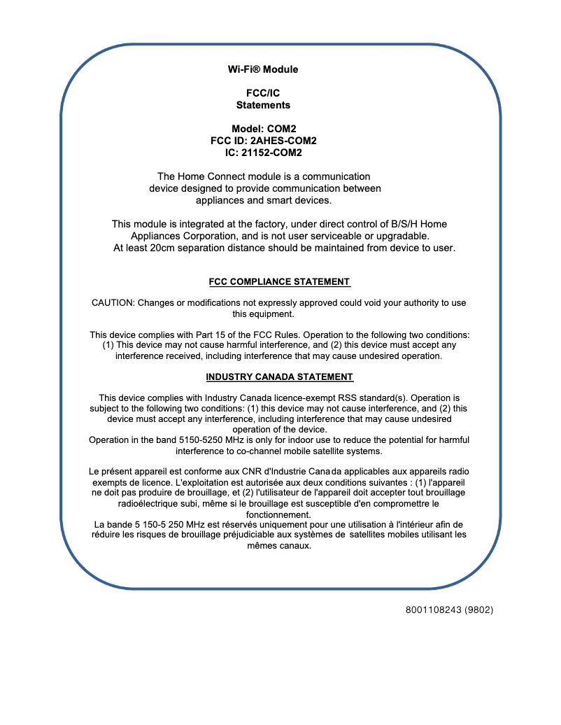 Image de la première page du manuel de l'appareil B18IF900SP