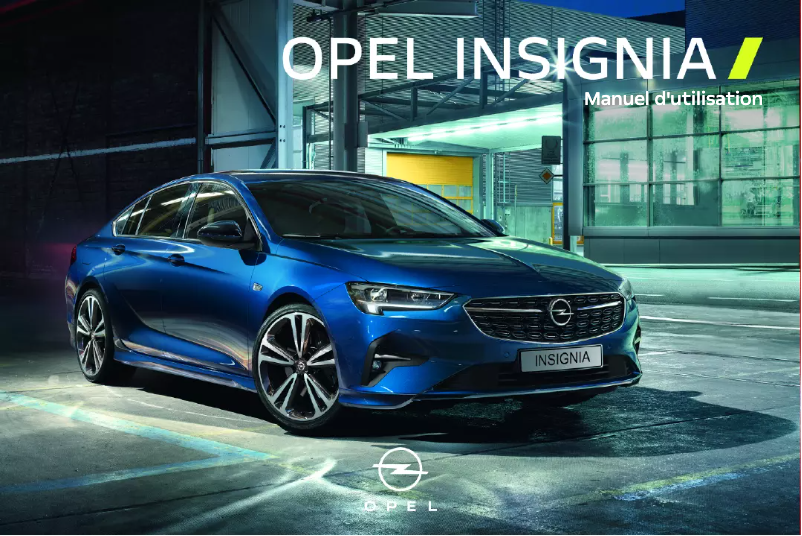Page 1 de la notice Manuel utilisateur Opel Insignia (2022)