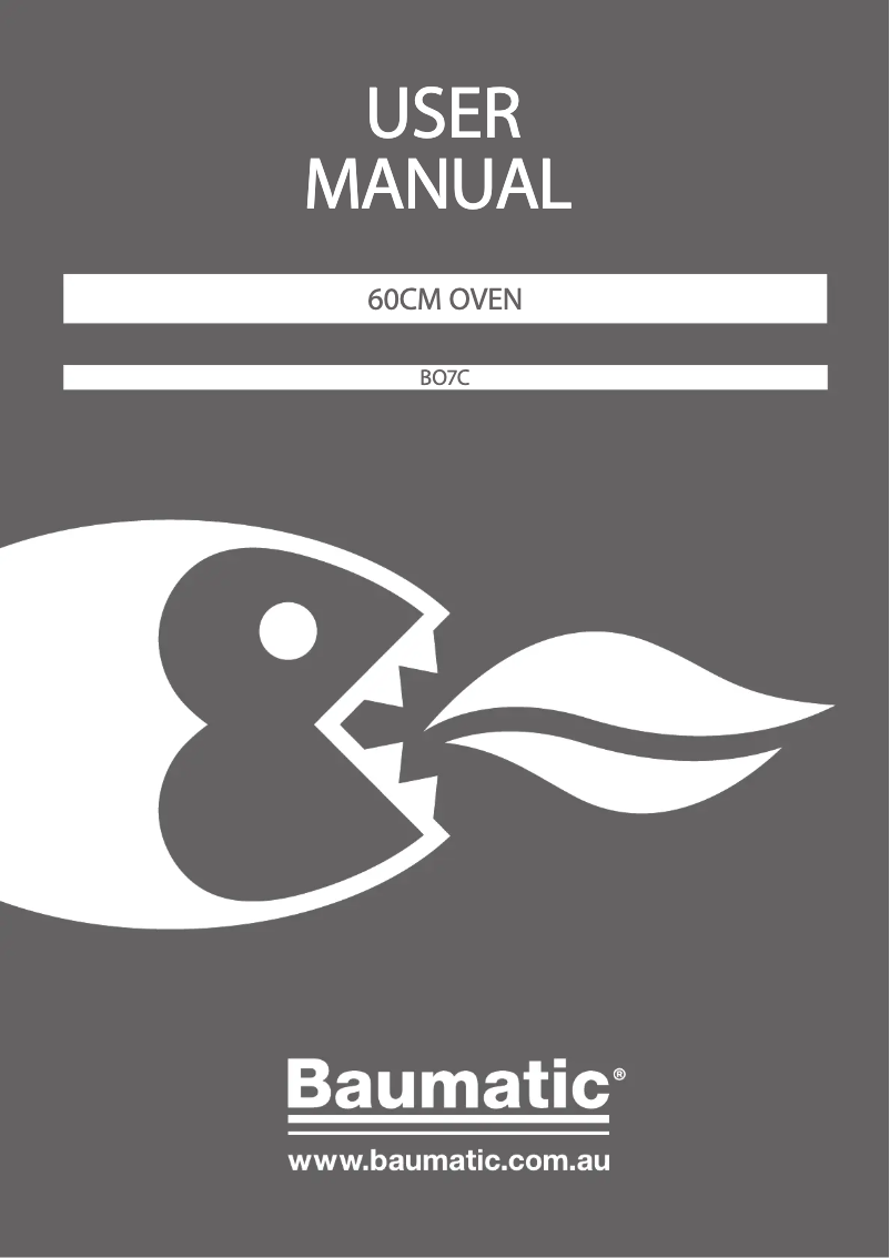 Page n°1 - Manuel utilisateur Baumatic BO7C