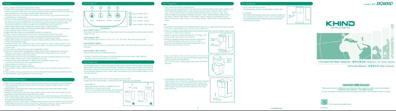 Image de la première page du manuel de l'appareil EK2600D