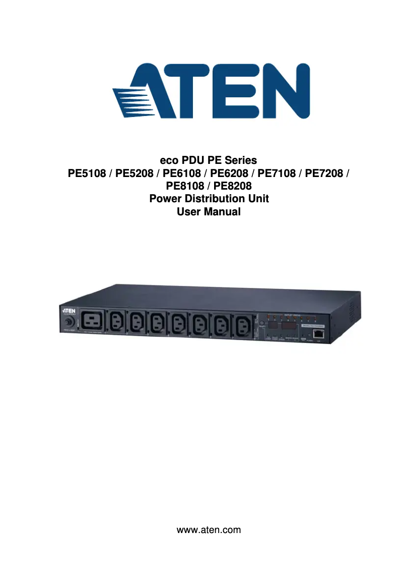 Página 1 del manual Manual de usuario ATen PE8208G