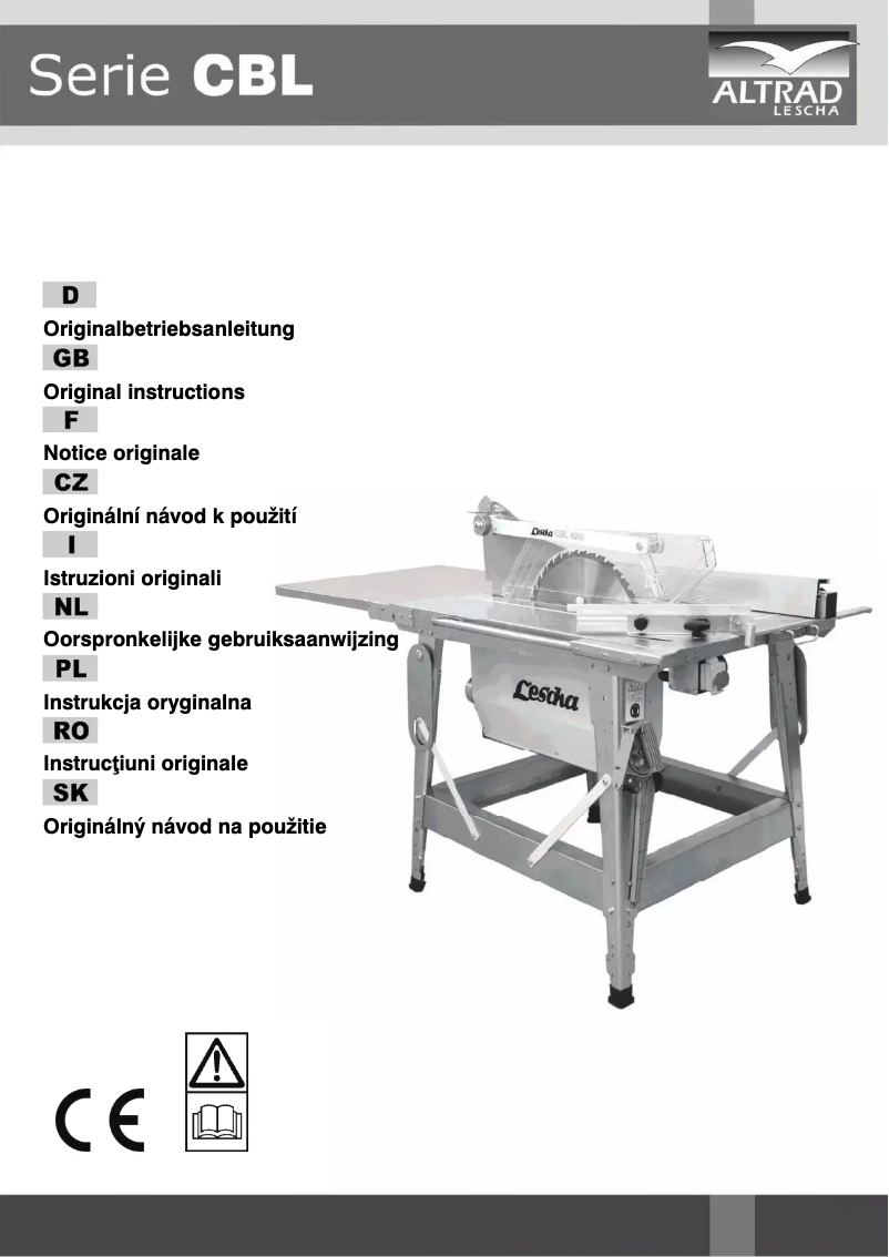 Página 1 del manual Manual de usuario Lescha CBL 450