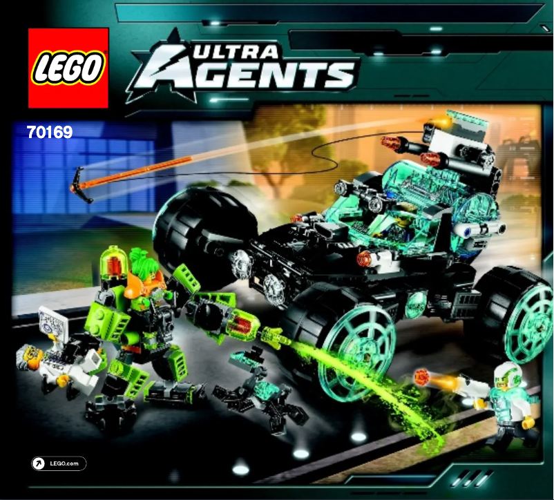 Page 1 de la notice Manuel utilisateur Lego Ultra Agents 70169