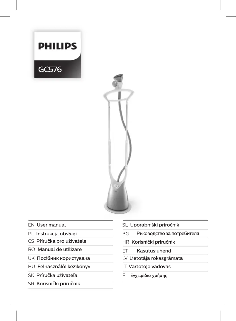 Imagen de la primera página del manual del dispositivo ComfortTouch Advanced GC576