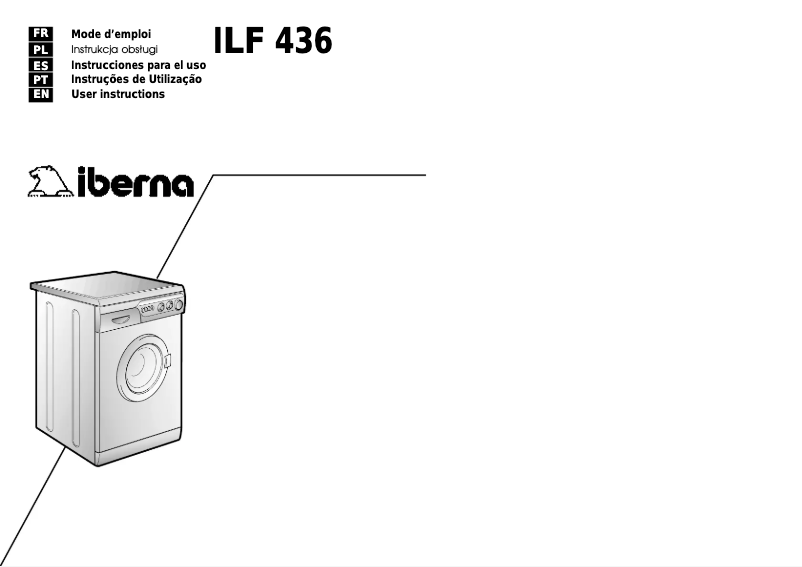 Page n°1 - Manuel utilisateur Iberna LB ILF 436
