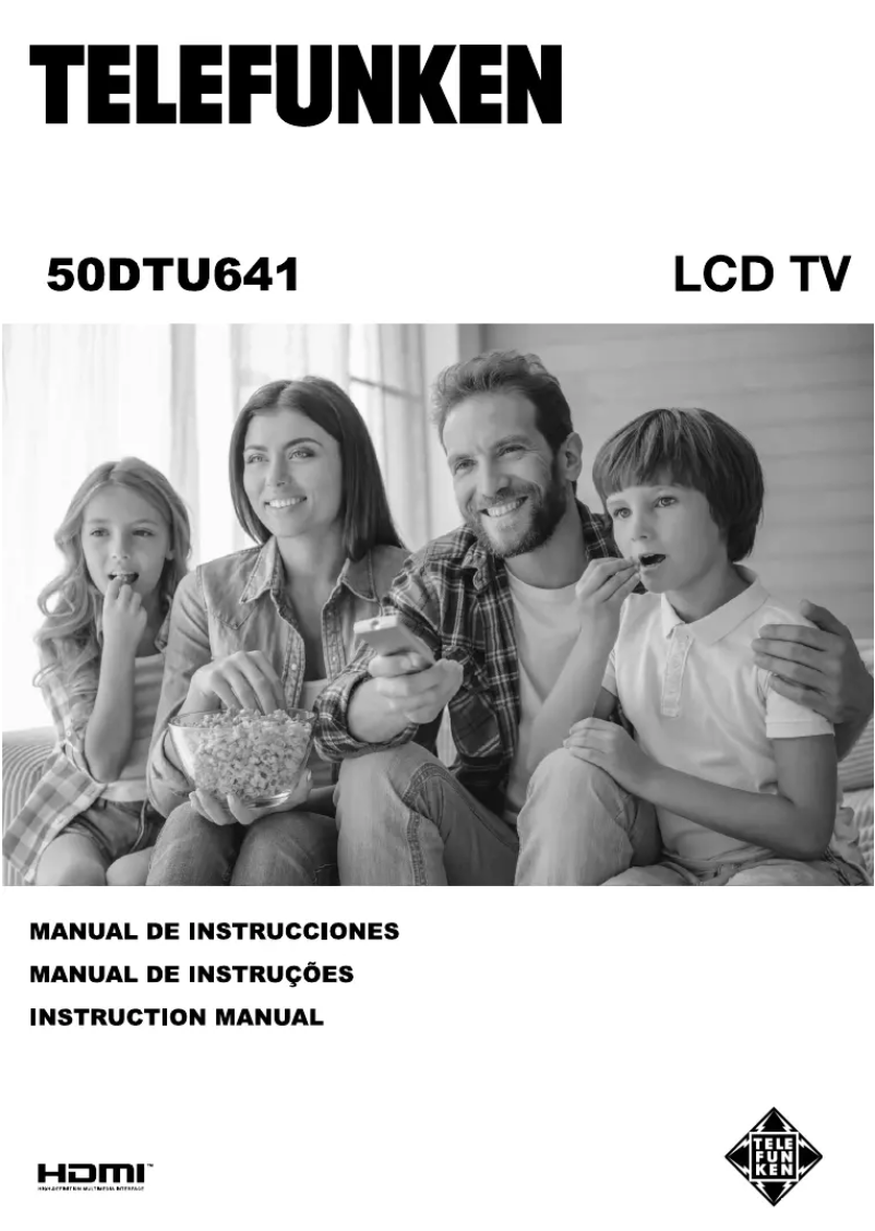 Image de la première page du manuel de l'appareil 50DTU641