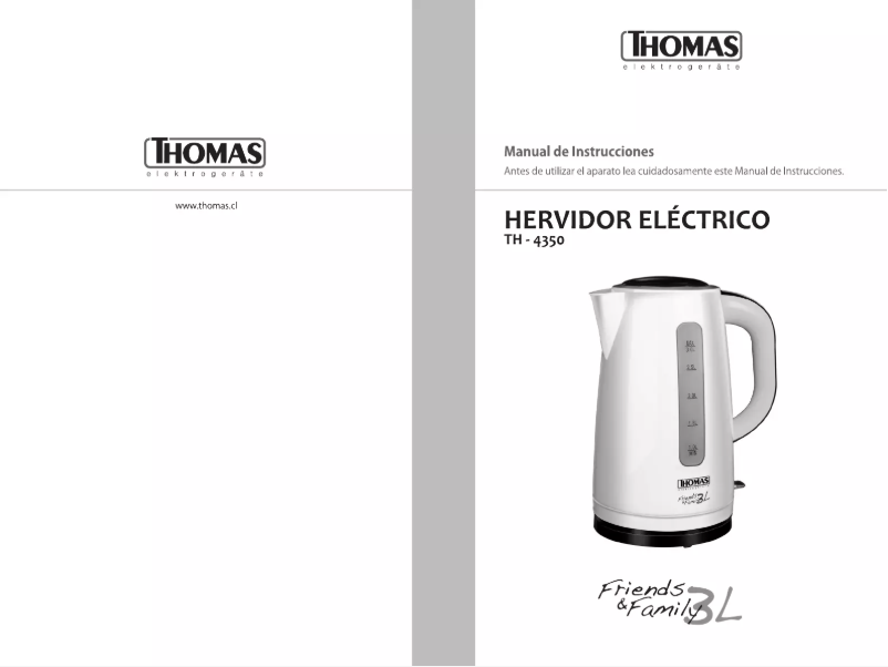 Page 1 de la notice Manuel utilisateur Thomas TH-4350