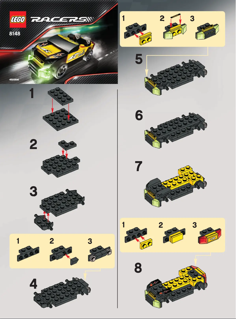 Page n°1 - Manuel utilisateur Lego EZ-Roadster