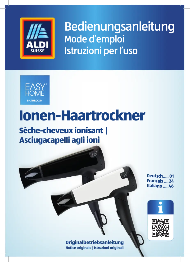 Page n°1 - Manuel utilisateur Easy Home GT-HDI-GS-12