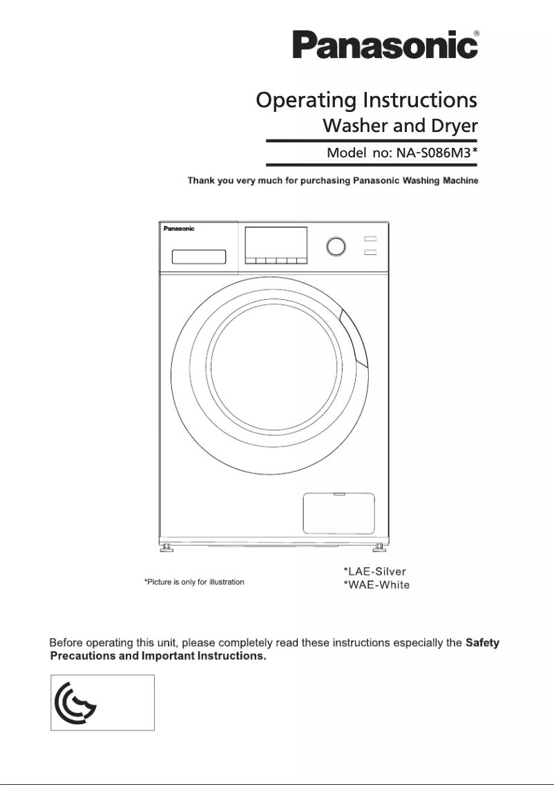Image de la première page du manuel de l'appareil NA-S086