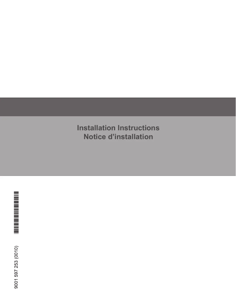 Page n°1 - Guide d'installation Bosch SGE78B55UC