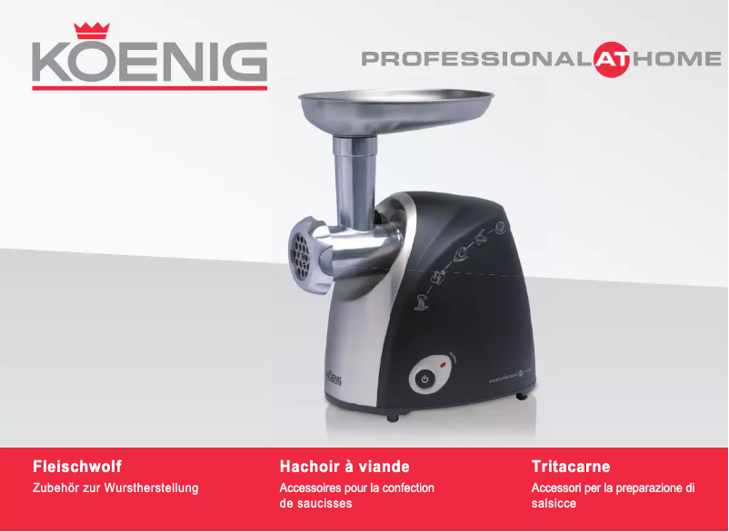 Page n°1 - Manuel utilisateur Koenig B02139