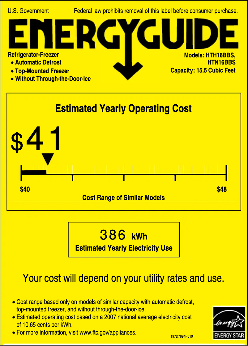 Image de la première page du manuel de l'appareil HTH16BBSLCC