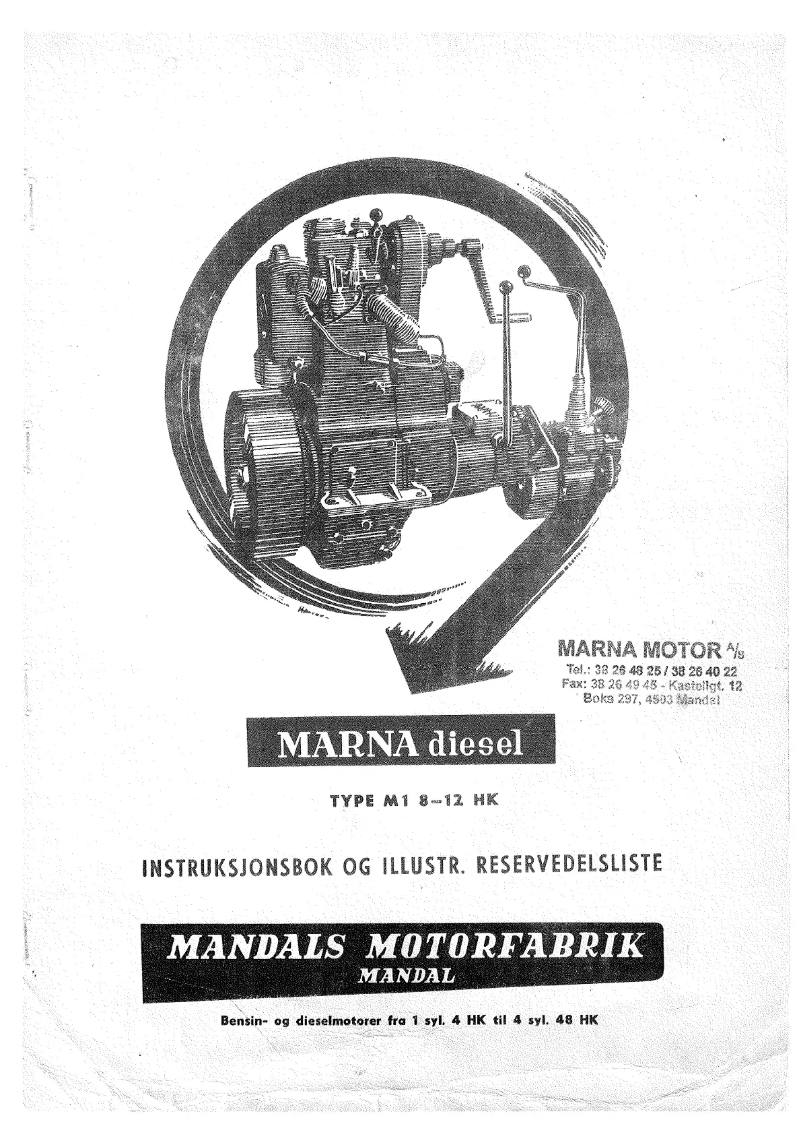 Image de la première page du manuel de l'appareil M1