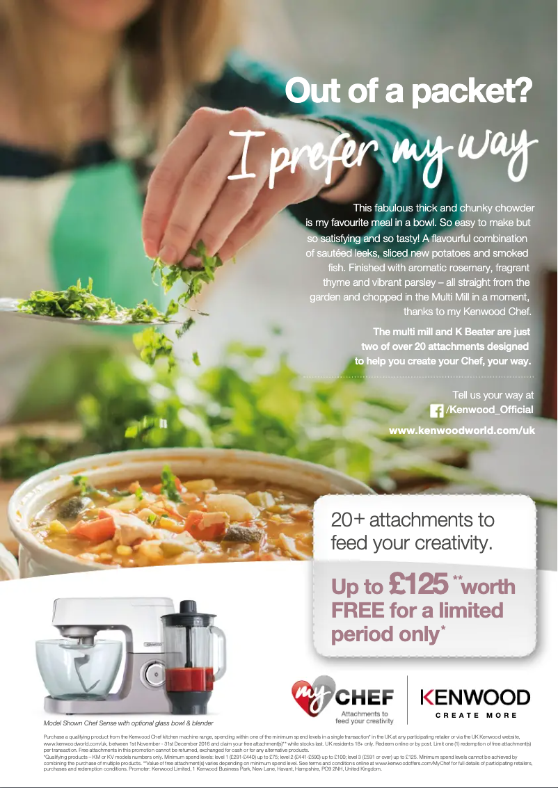 Page n°1 - Manuel utilisateur Kenwood Chef Sense KVCT5000G