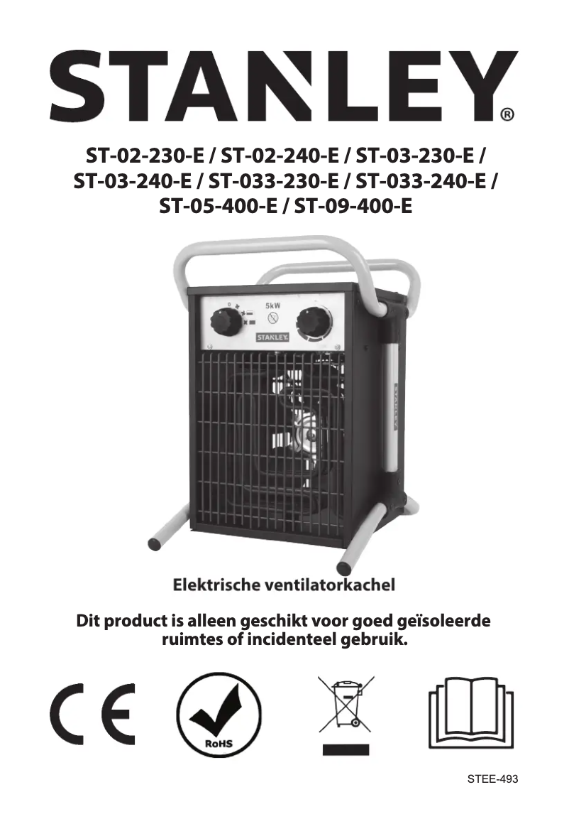 Página 1 del manual Manual de usuario Stanley ST-02-240-E