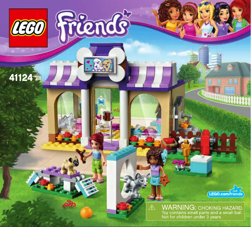 Page n°1 - Manuel utilisateur Lego Friends 41124