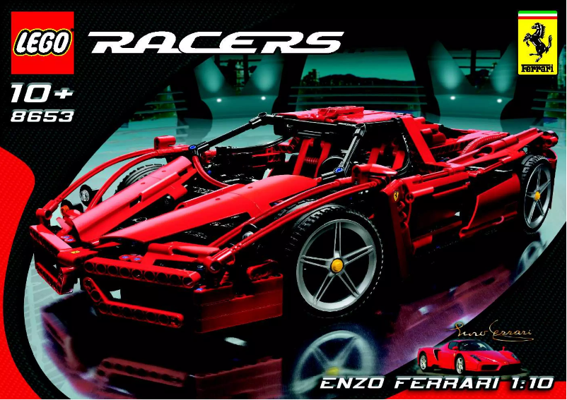 Page 1 de la notice Manuel utilisateur Lego Racers 8653