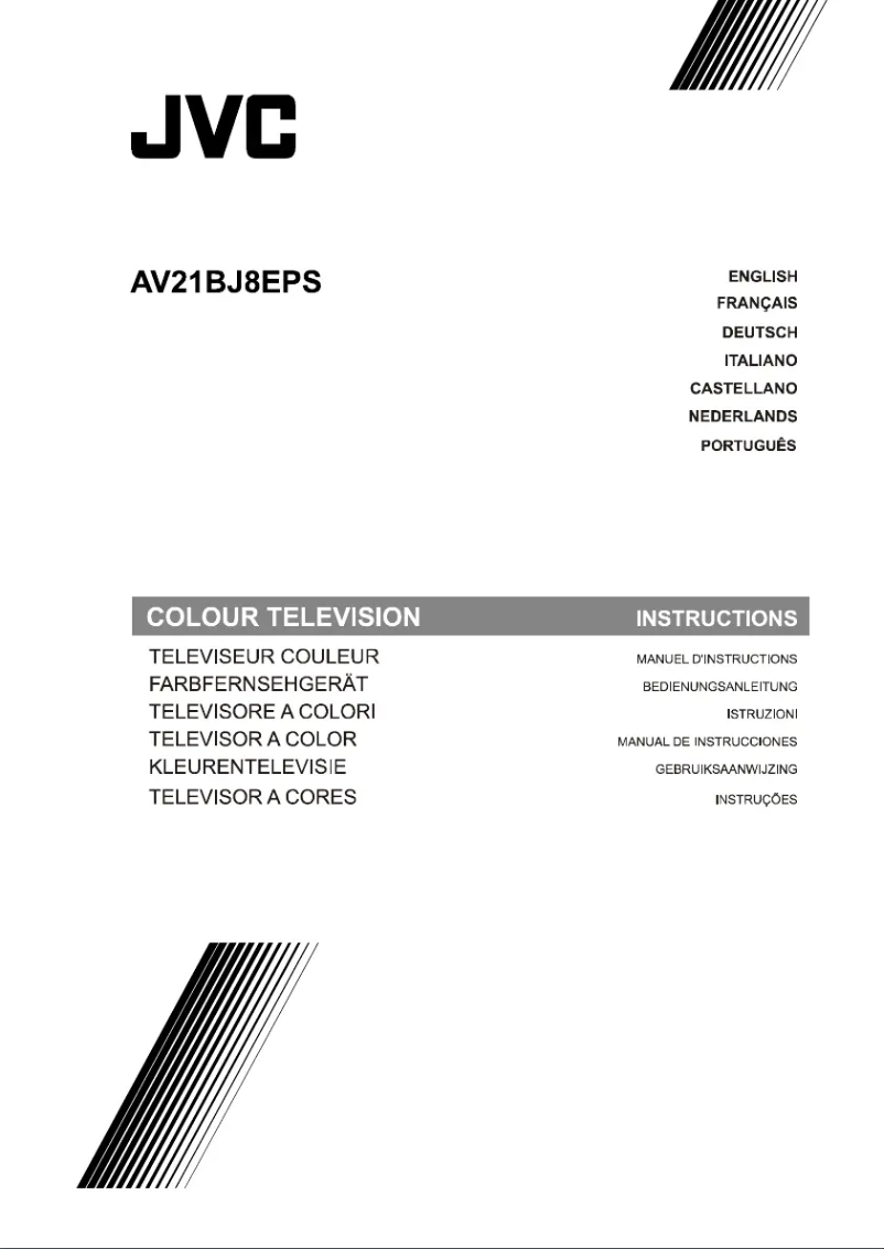 Image de la première page du manuel de l'appareil AV-21BJ8EPS