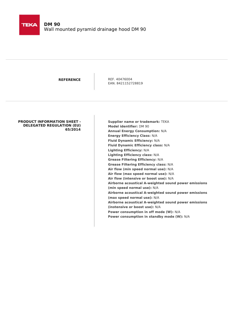 Image de la première page du manuel de l'appareil DM 60