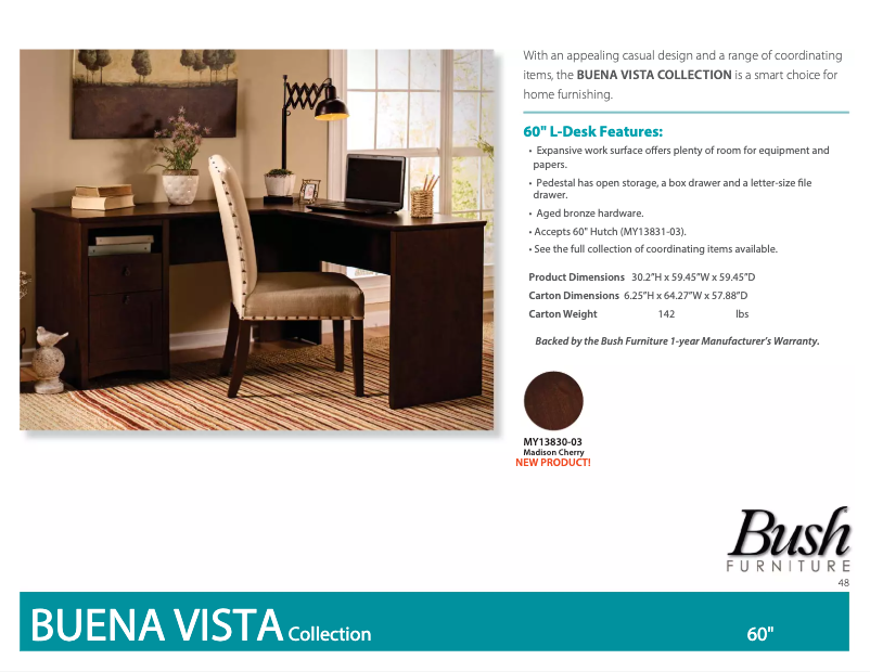 Image de la première page du manuel de l'appareil Buena Vista MY13831-03