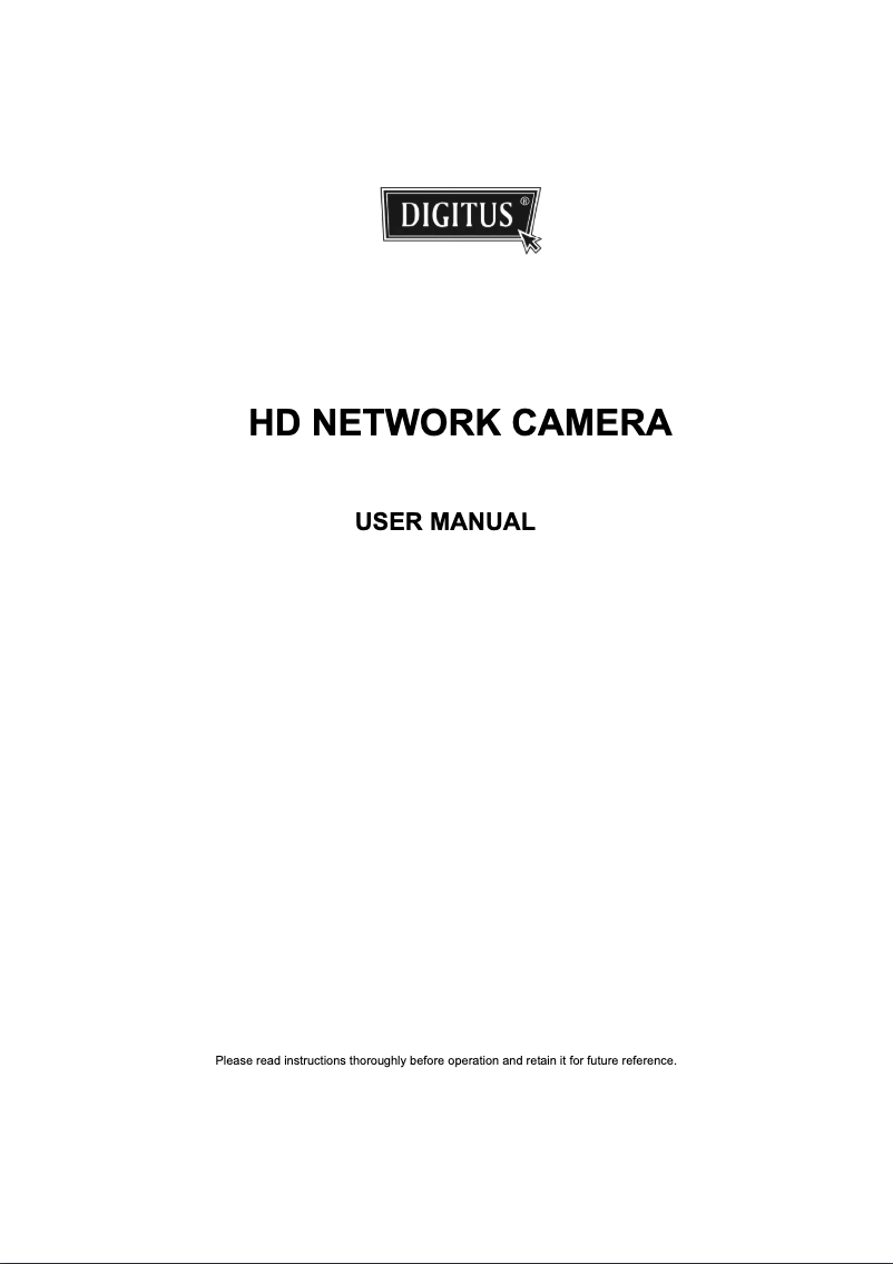 Page n°1 - Manuel utilisateur ASSMANN Electronic DN-16068