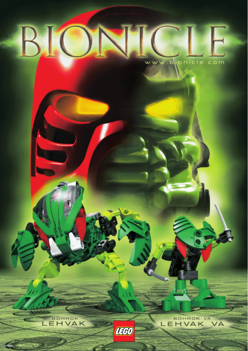 Page n°1 - Manuel utilisateur Lego Bionicle 8552