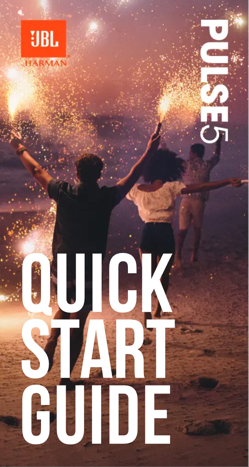Page 1 de la notice Guide de démarrage rapide JBL Pulse 5