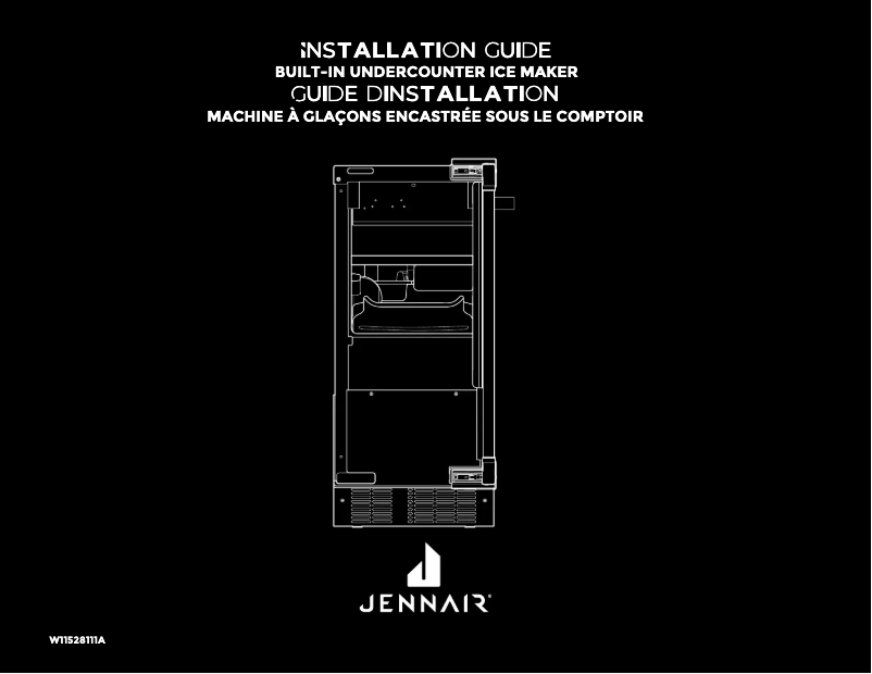 Page n°1 - Guide d'installation JennAir JUIFX15HX
