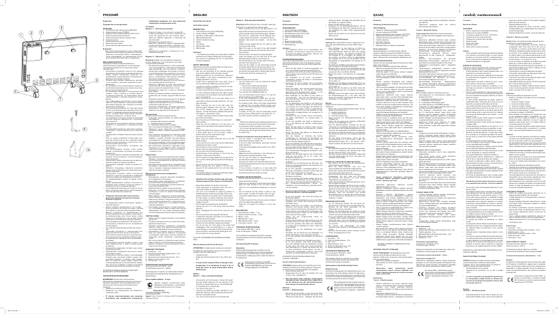 Image de la première page du manuel de l'appareil MW-3473 W