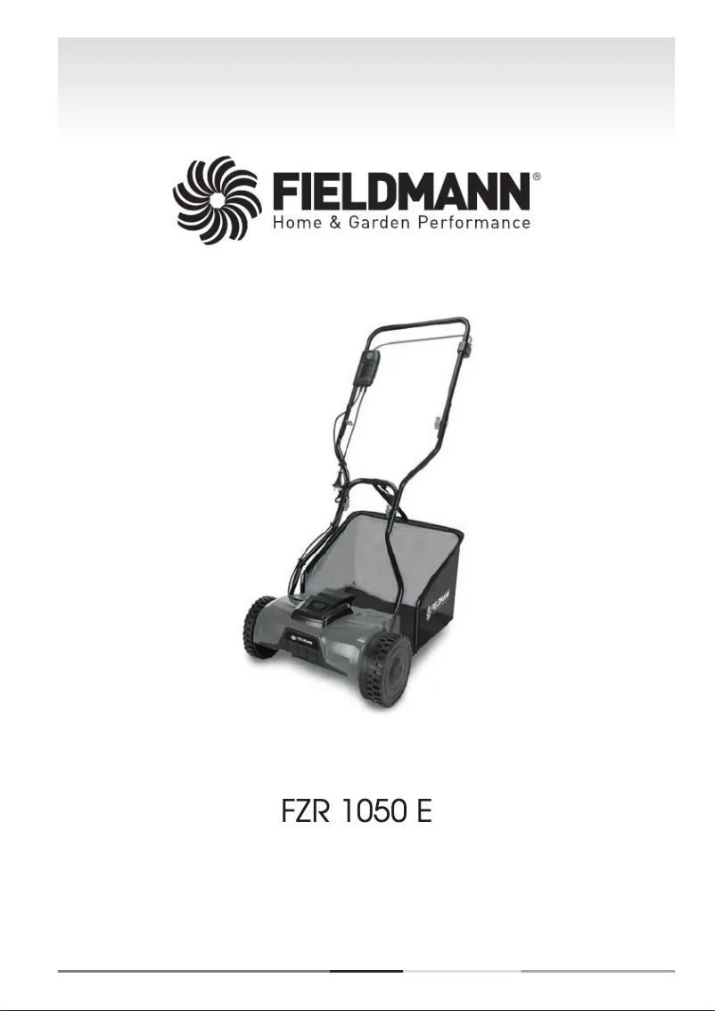 Page n°1 - Manuel utilisateur Fieldmann FZR 1050-E