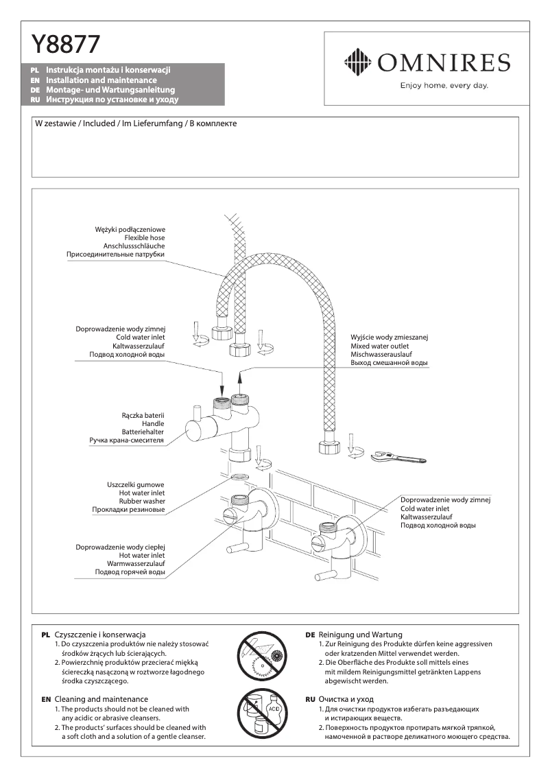 Página 1 del manual Manual de usuario Omnires Y8877