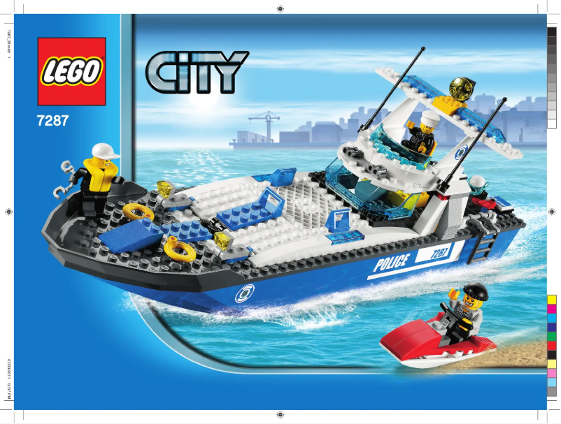 Page n°1 - Consignes visuelles Lego City 7287