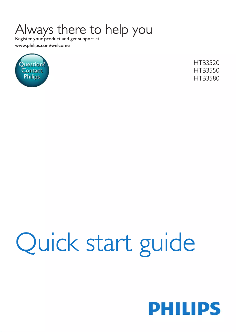 Image de la première page du manuel de l'appareil HTB3580G