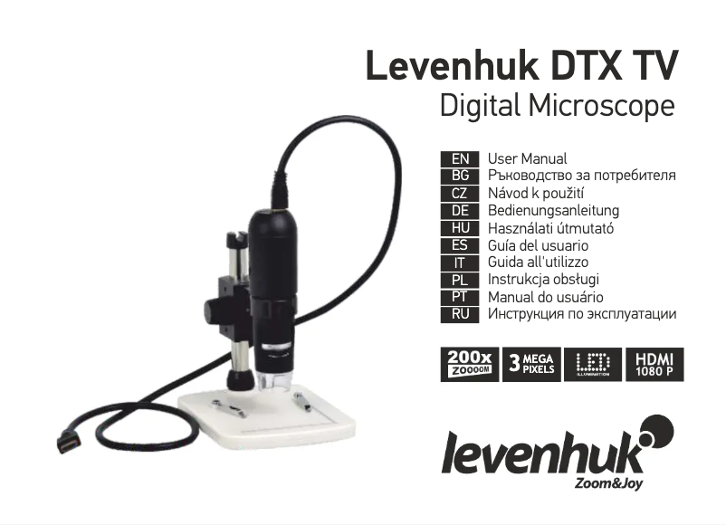 Page n°1 - Manuel utilisateur Levenhuk DTX TV