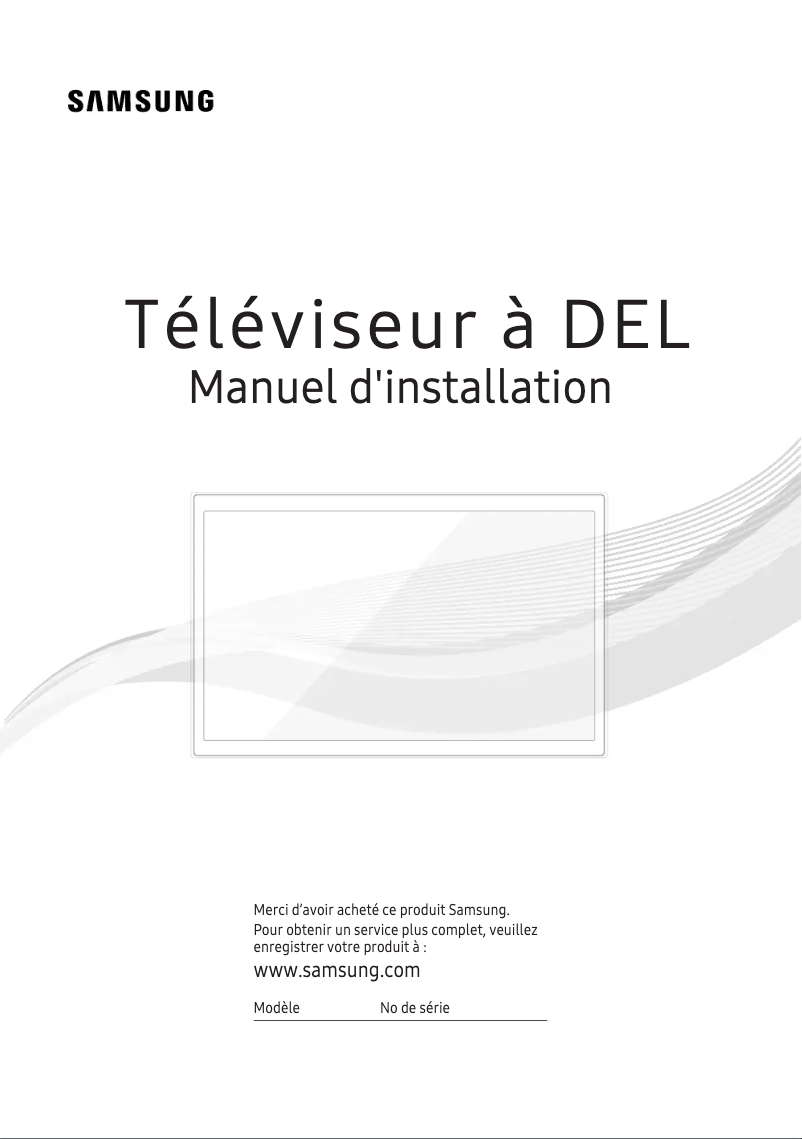 Page 1 de la notice Manuel utilisateur Samsung HG49NF693GF