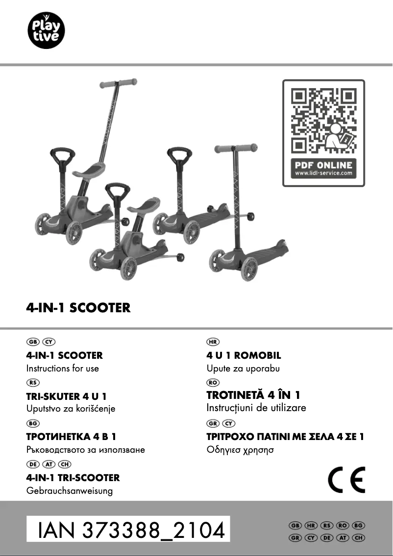 Page 1 de la notice Manuel utilisateur Playtive KS-9919